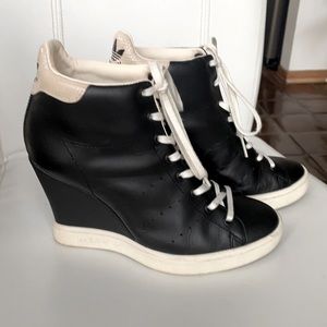 Adidas Stan Smith Wedge Sneakers 6.5